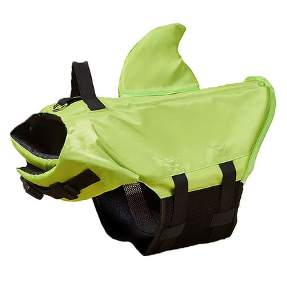 ⏰ 🦈🐶 Chaleco salvavidas ajustable con forma de tiburón: ¡Tu cachorro se verá genial! | Flotador de seguridad + diseño adorable