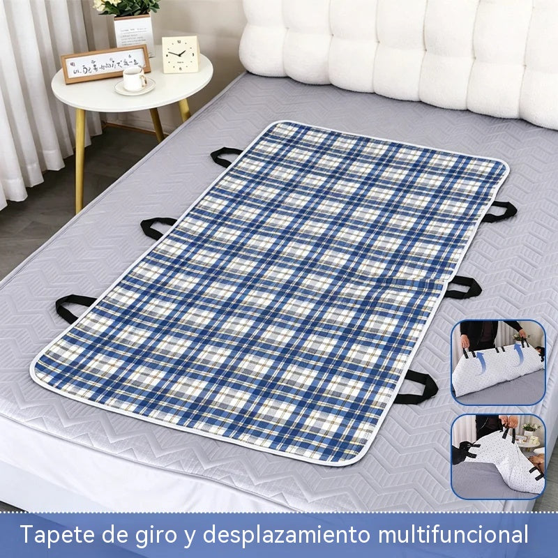 🛏️ Camilla multifuncional impermeable para traslado de pacientes: ¡5 capas de protección y asas para facilitar la transferencia! 🛡️👵