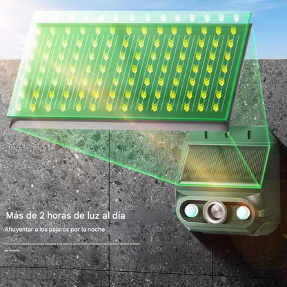 🔥【Compre uno y llévese otro gratis】🔥Repelente solar ultrasónico para animales para exteriores: puede ahuyentar pájaros y animales.