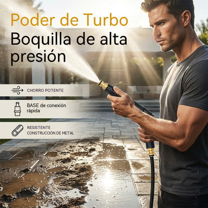 Boquilla de agua de alta presión con rociado directo: ¡Lava en casa y ahorra mucho! 🔥💦
