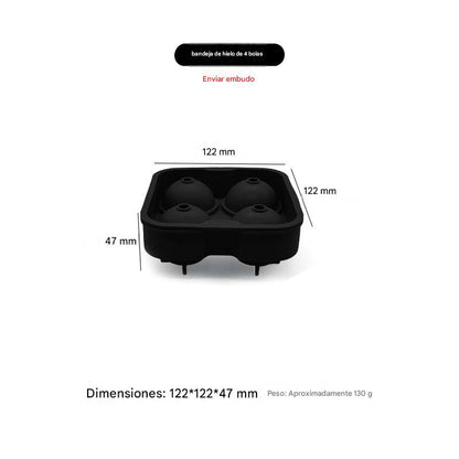 🥳¡OFERTA ESPECIAL 2026!💀🧊 ¡50% DE DESCUENTO! Bandeja de silicona con forma de calavera para cubitos de hielo DIY: una calavera gigante de fusión lenta para whisky, cócteles y más.✨