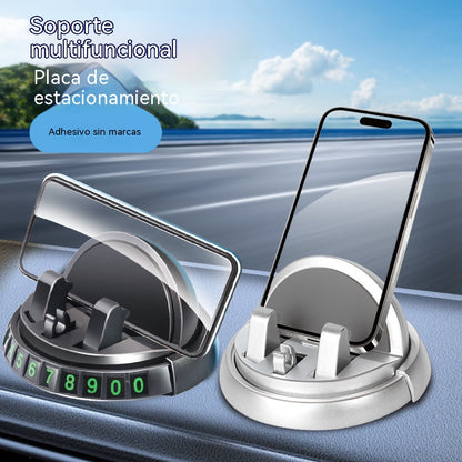 🔥Compra 1 y llévate 1 gratis🔥【2 pieza 】Soporte para teléfono de coche con tapa abatible y cierre magnético, número de teléfono en la parte posterior.