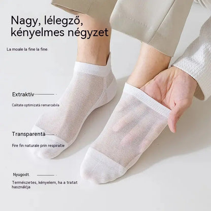 🔥【🔥10 pár】Légáteresztő, antibakteriális és szagtalanító férfi üzleti zokni【36-46-os méret】