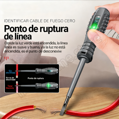 💡【4 piezas】Destornillador tipo bolígrafo multifunción con inducción de alto brillo.🪛🔧