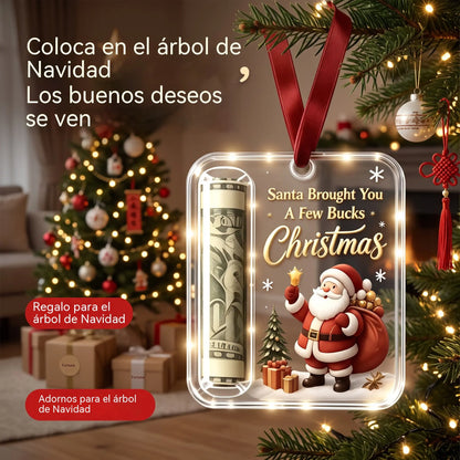 ✨4 artículos por 31 euros🎄Cartera con etiqueta colgante, regalo de decoración para el árbol de Navidad