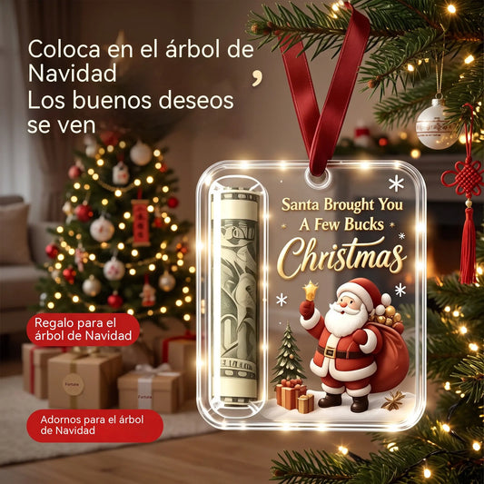 ✨4 artículos por 31 euros🎄Cartera con etiqueta colgante, regalo de decoración para el árbol de Navidad