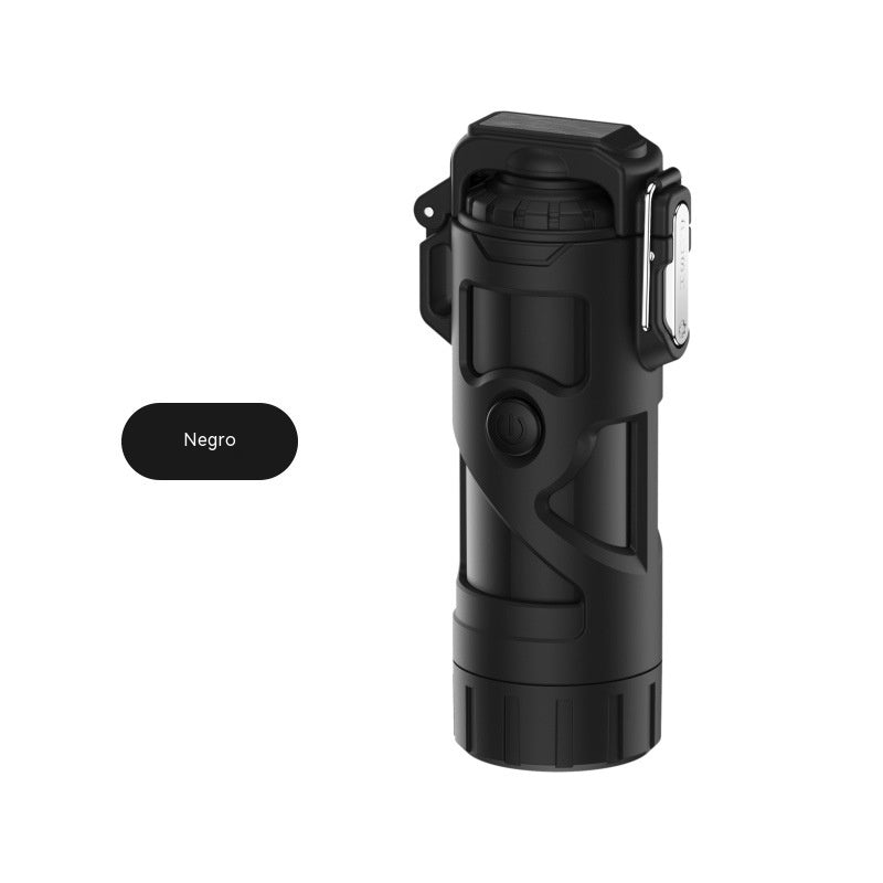 💥💥Linterna portátil multifuncional de alta potencia con encendido por arco doble, sellada e impermeable.