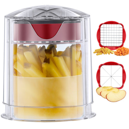 🔪🍎Cortador de frutas y verduras de cocina, puede cortar en cubos y tiras.