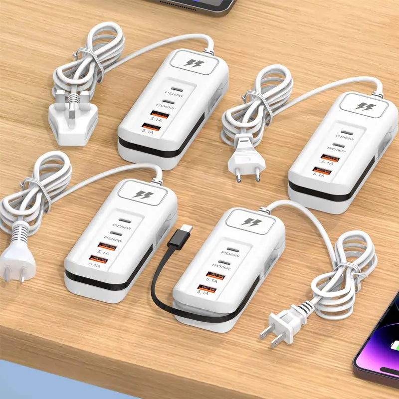 ⚡ USB prodlužovací kabel a přepěťová ochrana | Vánoční speciál se 50% slevou | 4-portový Smart Hub, 30minutové rychlé nabíjení a přepěťová ochrana | Udržujte svůj počítač a cestovní vybavení v pořádku 🎄✨