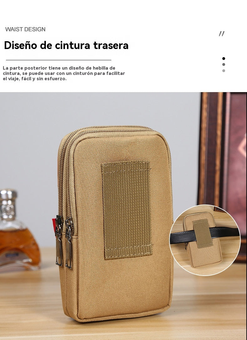 🔥 Bolsa casual de hombre para exteriores, bolsa de deporte para teléfono móvil