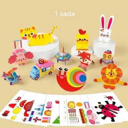 🎨 32 papírových 3D modelů k sestavení, skládání a zábavě