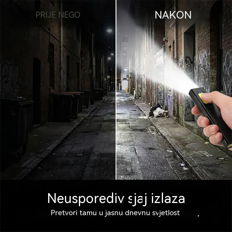 【Kupi 1, dobi 1 gratis】Višenamjenska magnetska mini svjetiljka – iznimno jaka, s dugim trajanjem baterije.