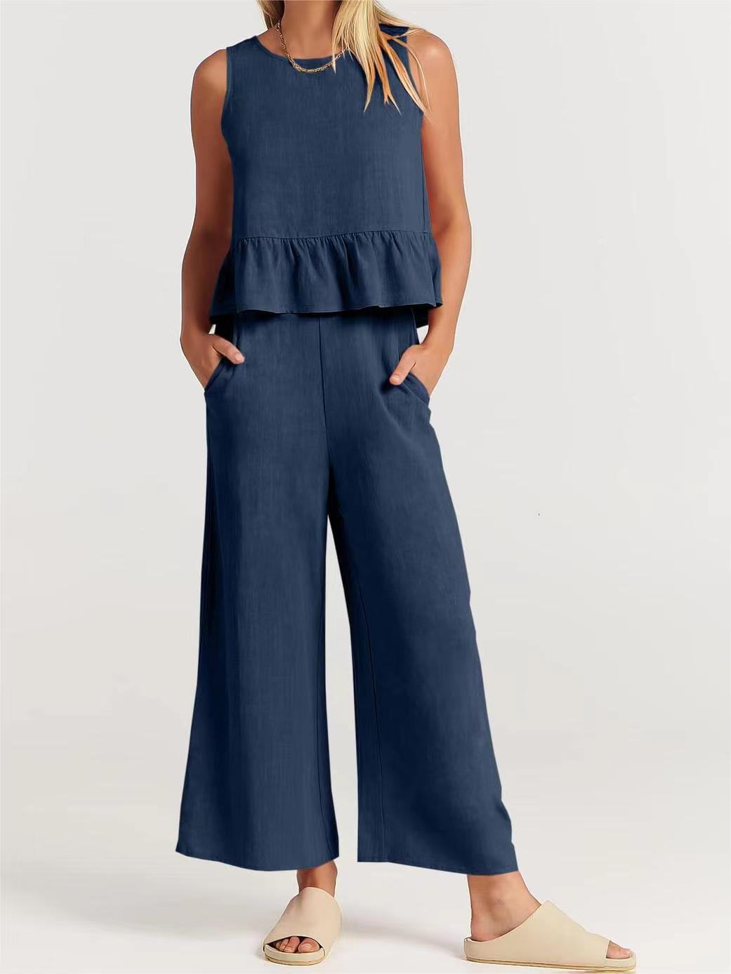 50%OFF🎀Conjunto informal de verano de 2 piezas para mujer