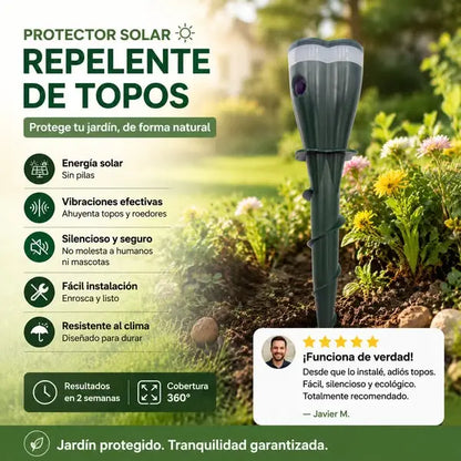 ☘️Producto en oferta - 50% de descuento ☘️ Repelente de animales solar e impermeable
