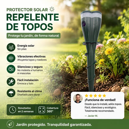 ☘️Producto en oferta - 50% de descuento ☘️ Repelente de animales solar e impermeable