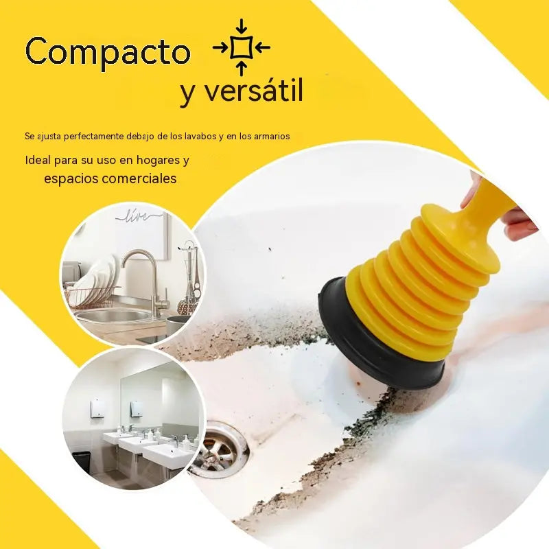 ✨3 artículos por 25 euros💪👍Limpiador de desagües para fregaderos de baño y cocina con succión de aire.