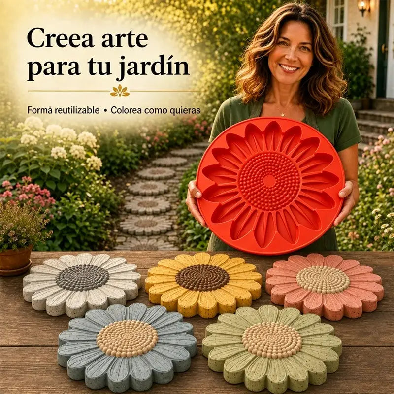 💥 ÚLTIMO DÍA: 49 % DE DESCUENTO - 🌻 Molde reutilizable para arte en el jardín: haz que tu jardín sea realmente único.