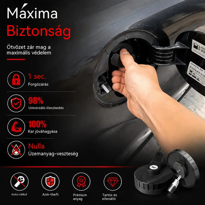 🚗🔒Magas teherbírású, zárható (kulcsos) üzemanyagtartály-sapka