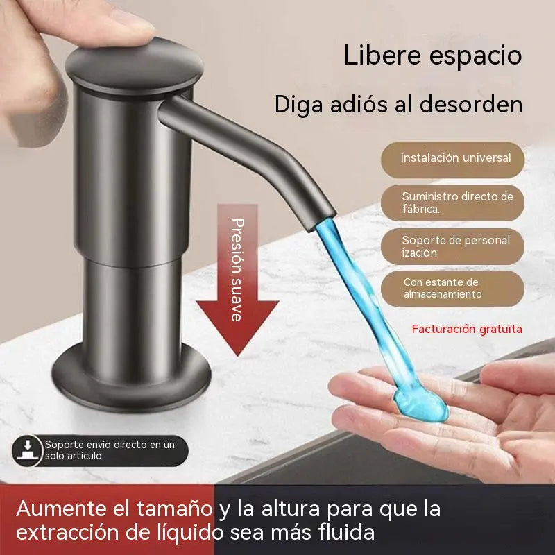 🫧👍Juego de manguera de extensión para dispensador de jabón [cabezal pulverizador + manguera de extensión de 1 metro] 25 €