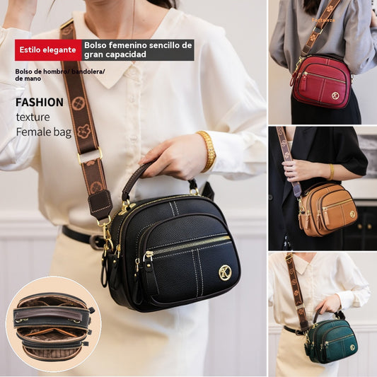 😍👜2026 nuevo bolso cruzado estampado de moda, gran capacidad, ligero y portátil