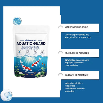 🔥Compra 1 y llévate 1 gratis💧🐠Polvo clarificante que se disuelve fácilmente, purifica el agua dejándola clara y suave; su fórmula no daña la calidad del agua.