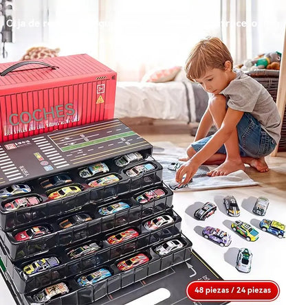 【50%OFF】🎁48 odnímateľných miniáut so vstavanou garážou