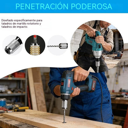 🔥2 piezas 25 euros👍 Adaptador convertidor de llave eléctrica a taladro percutor
