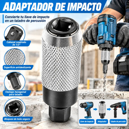 Adaptador de conversión de llave eléctrica a martillo