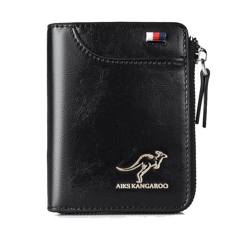 🔥50%OFF 🔥Cartera antimagnética 2025 para hombre Cartera de cuero suave de gran capacidad