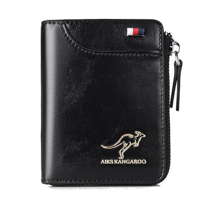 🔥50%OFF 🔥Cartera antimagnética 2025 para hombre Cartera de cuero suave de gran capacidad