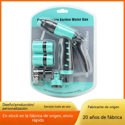 【1 pistola de agua + 4 conectores】Solo 26 euros🚗💦Nuevo cabezal de ducha para coche doméstico con conector