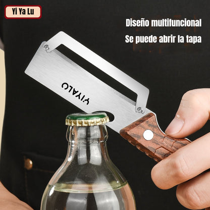 ✅Compra 1, llévate 1 gratis (dos artículos)🧅🔪 Pelador de cocina multifuncional 3 en 1: ¡Pela, pica verduras, corta carne y abre botellas! 🔥
