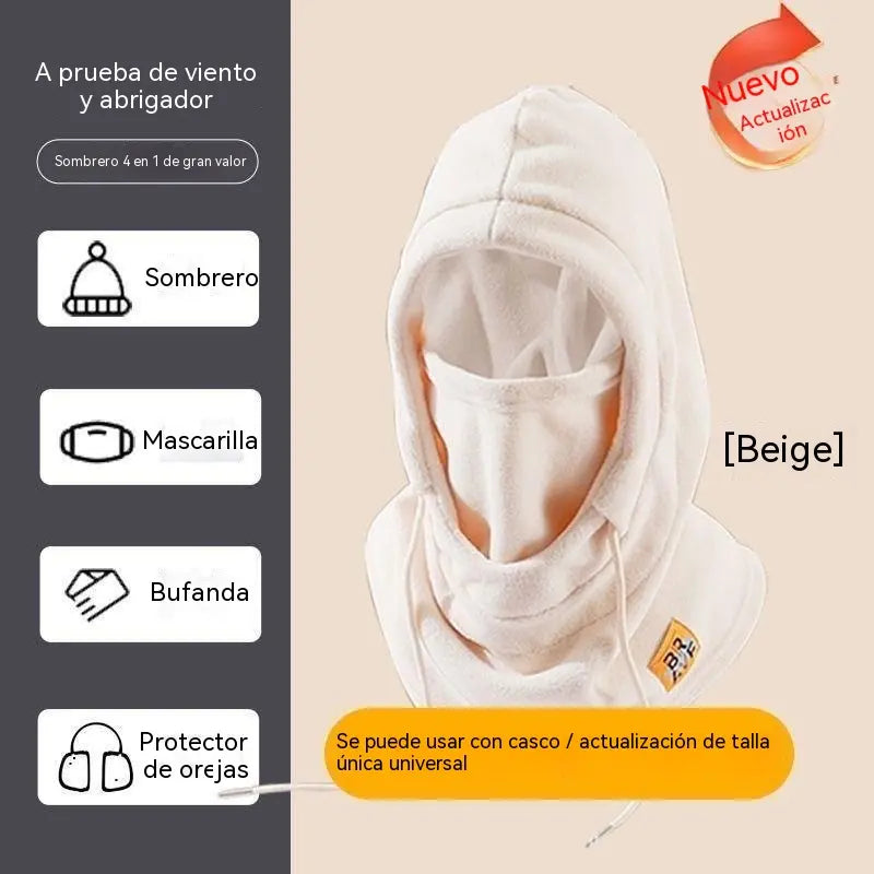 ❄️ Gorro térmico integral con forro polar que te mantiene abrigado hasta -20 grados Celsius. ⛷️ Ideal para esquiar, andar en moto y actividades al aire libre.