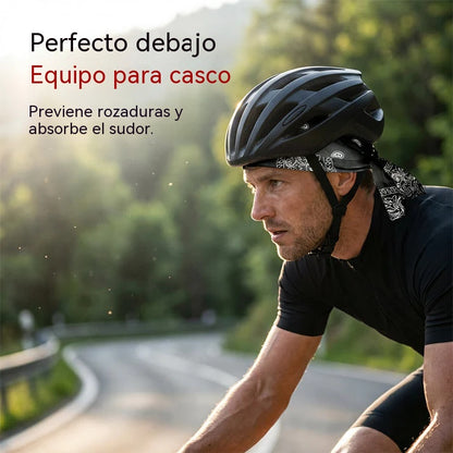 【Juego de 6 piezas】Pañuelo clásico para motociclistas y deportistas.