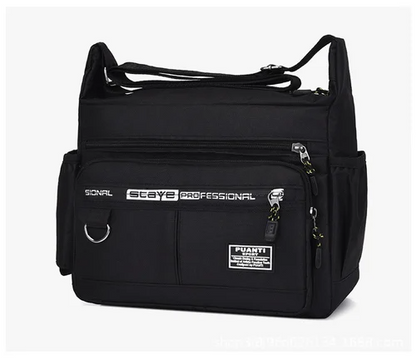 Bolso casual para hombre de gran capacidad, ligero e impermeable
