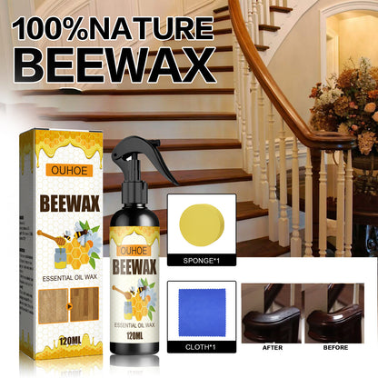 [50%OFF] 🔥Spray de cera de abeja natural micromolecular para el cuidado de muebles, mantenimiento y pulido de suelos.