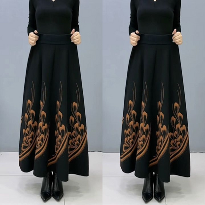 🔥【50%OFF】👗🎀【S-3XL】Őszi és téli vastagított gyapjúszoknya, divatos és sokoldalú