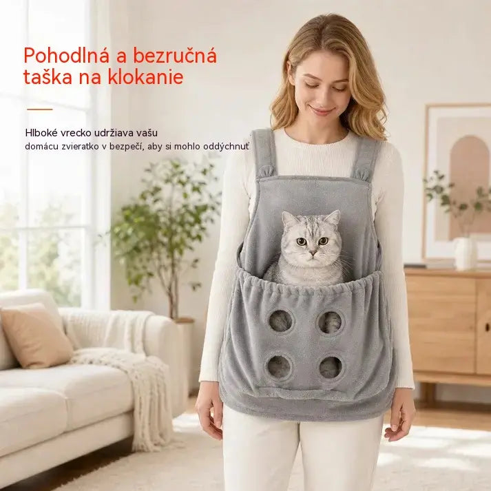Znížená cena 🐕 1 kus, 24 € 🐈 Zástera na starostlivosť o domácich miláčikov (odolná voči zachytávaniu chlpov) s otvormi na nohy – ideálna na držanie mačiek 🥻