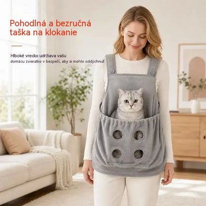 Znížená cena 🐕 1 kus, 24 € 🐈 Zástera na starostlivosť o domácich miláčikov (odolná voči zachytávaniu chlpov) s otvormi na nohy – ideálna na držanie mačiek 🥻