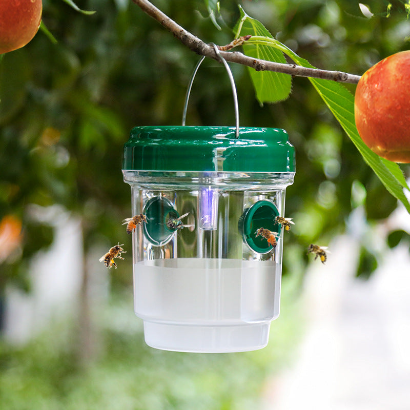 【2 piezas 25 €】🐝☀️ Trampa solar para avispas para patios y jardines 🔋🌿 – Altamente eficiente, recargable, resistente a la intemperie, cubre hasta 500 metros cuadrados.