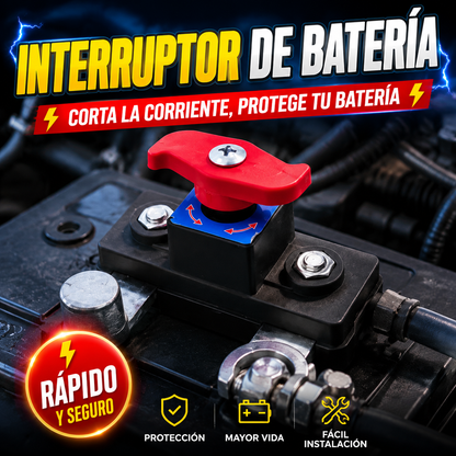 🔋🚗Interruptor de desconexión de la batería del coche