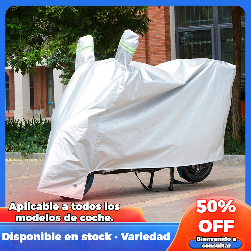 🔥🏍️🛵Funda impermeable para motocicleta con orificios para cerradura.