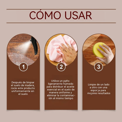 🏆 ¡Último día de la oferta especial! 🔥 Compra 1 y llévate 1 gratis 🎁 Spray de cera de abeja natural para el cuidado y renovación de suelos de madera.