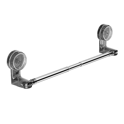 🧼 🔧 ¡50% DE DESCUENTO! Toallero retráctil sin taladros: instalación rápida, espacio ajustable y agarre en superficies lisas 🚿