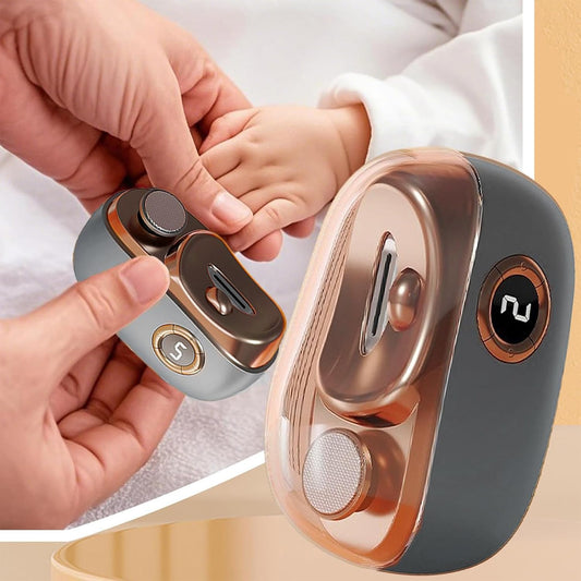 ✂️💅🔥 Lima de uñas eléctrica multifuncional, cortauñas eléctrico con protección antipellizcos