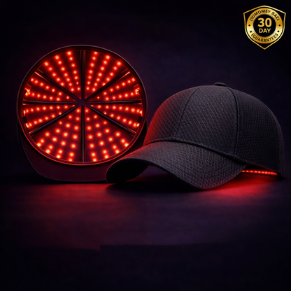 💯【70 perlas LED, con función de masaje】Gorro portátil para el crecimiento del cabello con luz roja y azul