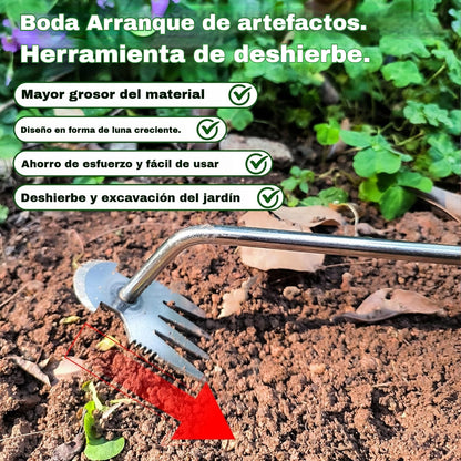 💥💥Herramientas para desherbar, incluidos extractores de raíces, azadas de jardinería, rastrillos y herramientas para desherbar.