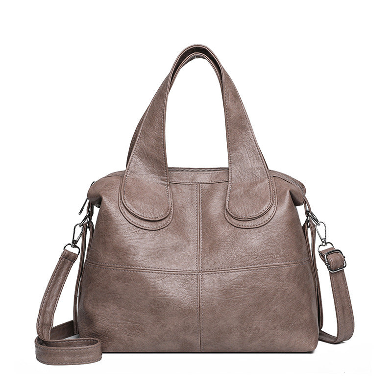 Bolso de mano para mujer 2026: piel suave, informal, versátil y de gran capacidad.