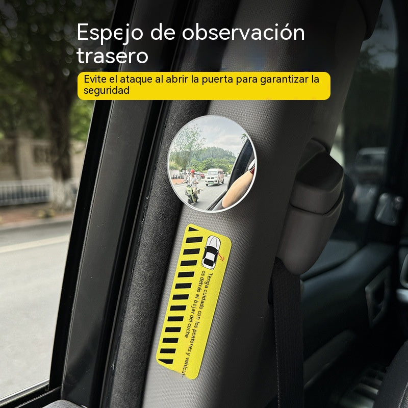 🔥Espejos retrovisores delanteros y traseros para salidas de emergencia del automóvil, pequeños espejos redondos interiores y exteriores, espejos auxiliares interiores y exteriores.