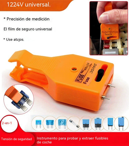 🔥Compra 1 y llévate 1 gratis🔥Probador y extractor de fusibles universal para automóviles (12-24 V CC)
